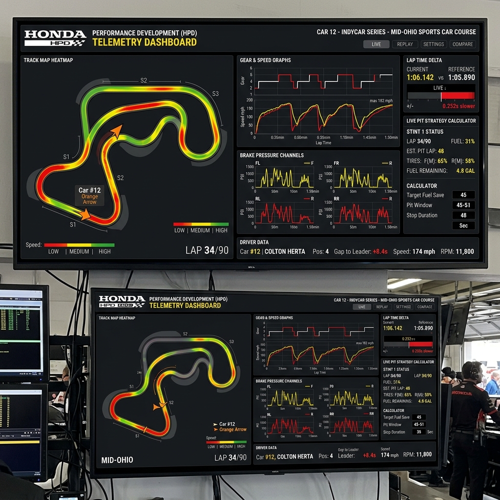 Honda IndyCar Telemetry